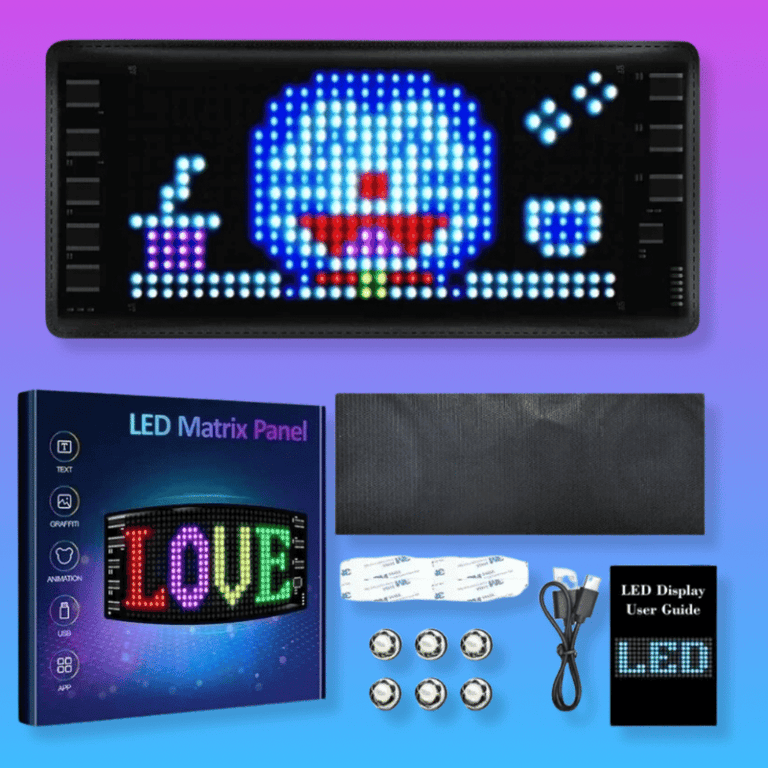 CarCast™ - Bluetooth LED Car Panel